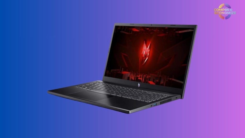 O design na cor preta do Acer Nitro V15 é mais discreto, permitindo seu uso em ambientes profissionais sem chamar muita atenção?